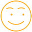 Icon of a smiley face