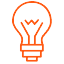 Icon of a lightbulb
